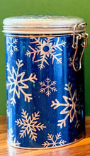 Load image into Gallery viewer, Snowflakes, Ornaments & Candy Cane Stripes Tins