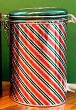 Load image into Gallery viewer, Snowflakes, Ornaments & Candy Cane Stripes Tins