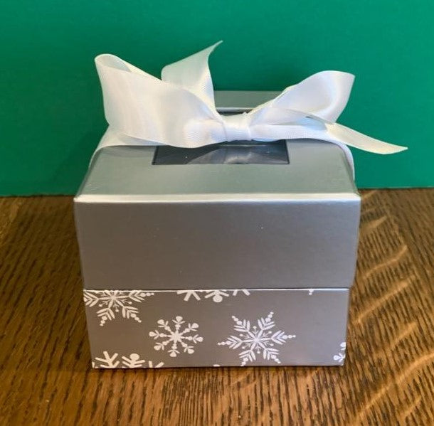 Silver Snowflake Box w/ Candy